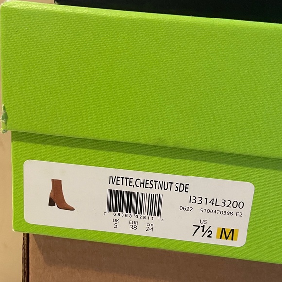 New Sam Edelman Women's Ivette Fashion Boot Toasted Chestnut 7.5 Medium - Picture 8 of 8